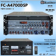 Power Mixer Firstclass Fc A 4700 Fc-A 4700 Fc A4700 Dsp Effects Vocal 99 Dsp Digital BBE