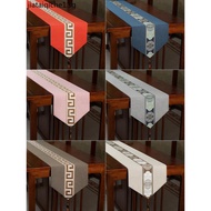 Table Runner Tablecloth Tablecloth Waterproof Tea Table Fabric Light Luxury Cotton Linen High-End Ta