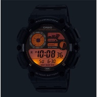 [100% Original] Casio General WS-1500H-1A Digital Black Resin Strap Men Watch