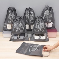 Shoes Dustproof Bag Portable Travel Shoes Bag Frosted Drawstring Shoes Bag
