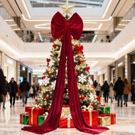 Shopping mall hanging decorations atmosphere