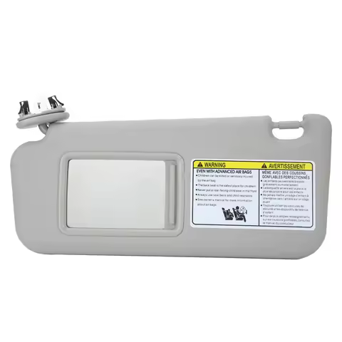 Car &amp Truck Parts Left Driver Side Sun Visor 74320‑42501‑B2 Fit for 2006‑2009 Gray