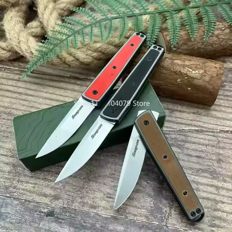 CR7190 Slip Joint Front Flipper Pocket Knife Outdoor Portable Camping Multi-purpose Hunting Self Def