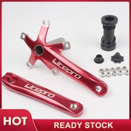 [Ready] Litepro Bicycle Crank Folding road Bike Crankset 170mm arm Square Crankset BCD 130mm Cycling