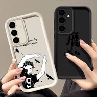 Haikyuu Karasuno Volleyball Anime Phone Case for Samsung Galaxy S24 S22 Ultra S21 Plus S20 S23 FE No