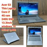 Acer S3 Thin LaptopCore i7