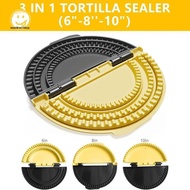Sunshineshop 3-in-1 Tortilla Sealer, Tacos Tortilla Crimper Maker, Adjustable Size, For 6"-10" Crust