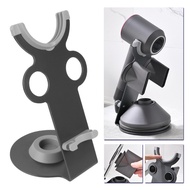 ✅SG local  Dyson hair dryer stand rack Bathroom Organizer Metal Stand Punch Free Portable Bracket With Super Magnetic Storage