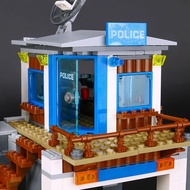Compatible with Lego Building Blocks Mountain Special Police Headquarters Base 60174 Polic兼容乐高积木山地特警
