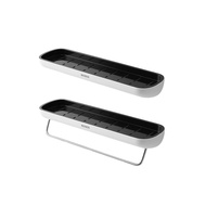 [ECOCO] ECOCO Bathroom Shelf Toilet Washstand Wall Storage Rack Perforation-Free Wall-Mounted