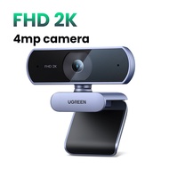UGREEN 1080P 2K HD Mini Webcam 2MP 4MP For Laptop Computer Web Camera Dual Microphones for Youtube Z