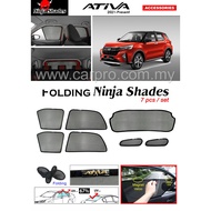 Perodua Ativa 2021 - 2022 Magnetic Ninja Shades Sunshade