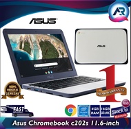 ASUS CHROMEBOOK C202SA-YS02 11.6-INCH INTEL CELERON 4GB RAM 16GB SSD EMMC -WIFI-W CAM-11.6 SCREEN CR