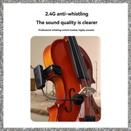 (ZCFJ) 2.4G Wireless Microphone System for Violin Cello Guitar Clip-on 50 Meters Range