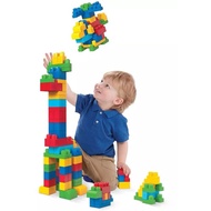 Big Building Bag Baby Toys  60-105  PCS Large Blocks for Toddlers/Kids Building Brick Set Baby