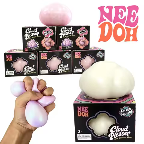 Needoh Cloud Pleaser Slow Rising Squishy Stress Relief Squishy Cube Anti-Anxiety Squeeze Object For 