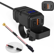 Modified Car Charger pd+QC3.0 Fast Charge TPYE-C Mobile Phone Car Charger