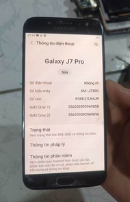 Cụm xác Samsung J7 pro máy màn ám Hồng nhẹ còn dùng mượt hỗ trợ 4G