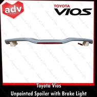Toyota Vios 2019-2021 Gen 4 Rear Trunk Spoiler w/ Brake Light (Unpainted)