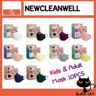 [Made in korea] New Cleanwell  KF94 mask 10PCS , kids mask, color mask