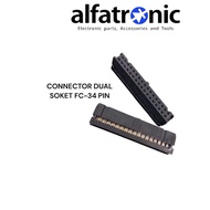 CONNECTOR DUAL SOCKET FC-34 PIN