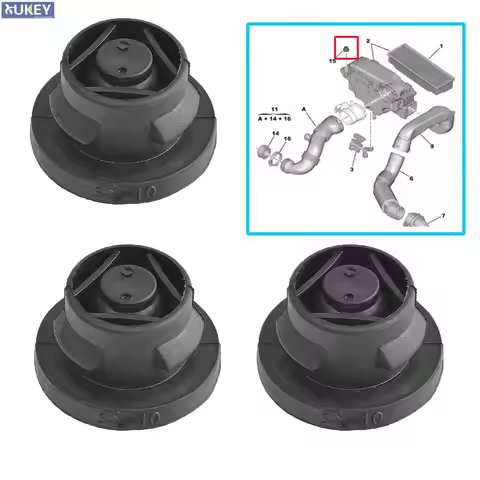 3x Air Filter Box Rubber Grommet Insertion Eyelet Elements for Peugeot 1007 206 207 307 308 3008 500