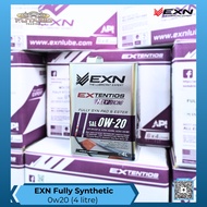 EXN LUBE Engine Oil - 0w20 (4 liters) - Fully Synthetic Engine Oil - Molyracing - Automotive, Passen