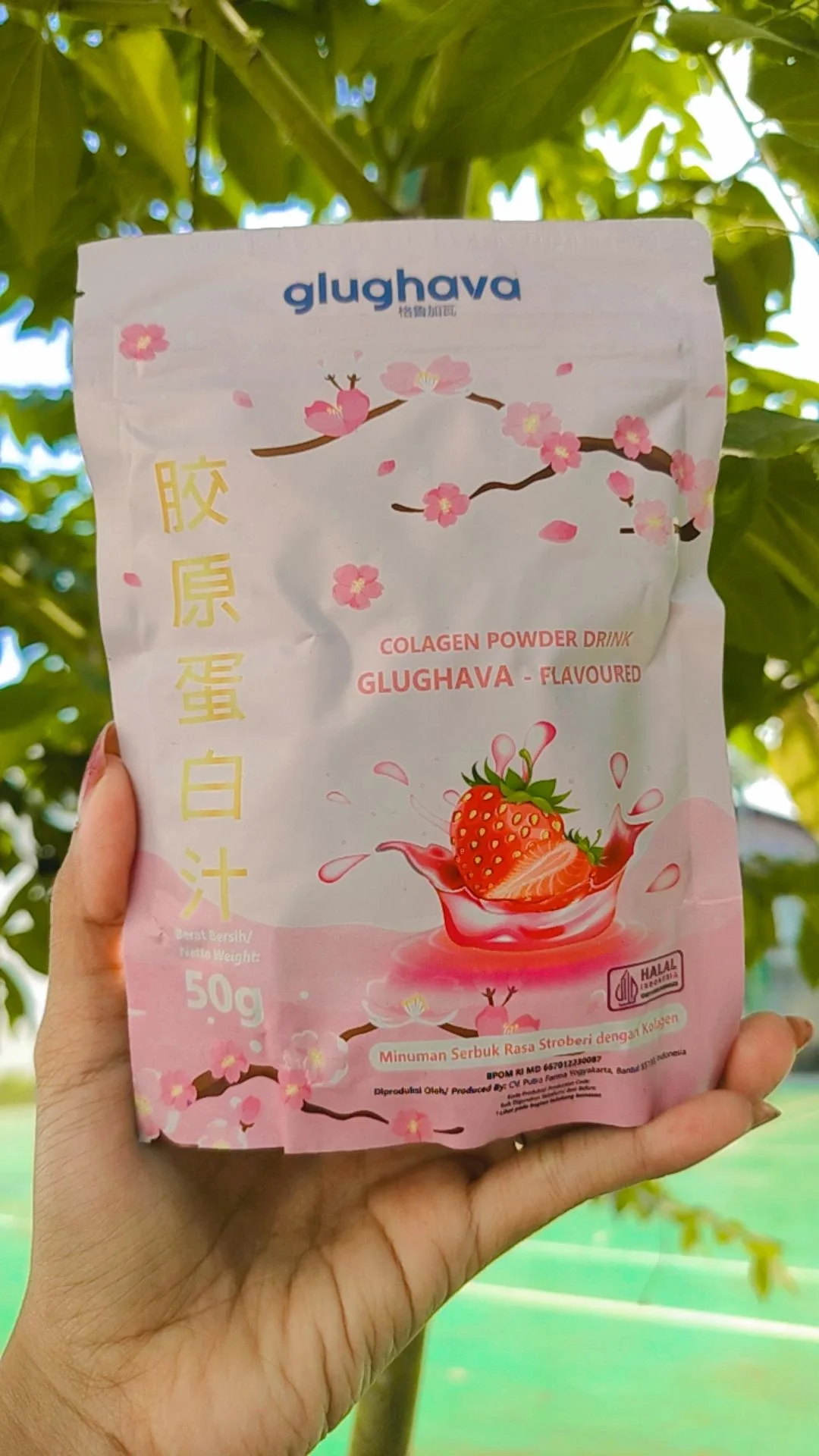 GLUGHAVA KOLAGEN ANGGUR/STRAWBERRY BEAUTY DRINK