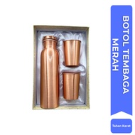 MERAH Premium Red Copper Bottle