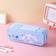 【So starry】กระเป๋าดินสอ น่ารัก กระเป๋าเครื่องเขียน สองชั้น ลายการ์ตูน Sanrio/Capybara กระเป๋าเครื่อง