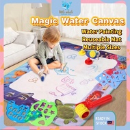 🐳Magic Water Drawing Mat Kit Painting 𝗥𝗲𝘂𝘀𝗮𝗯𝗹𝗲 Large Painting Canvas Kids Montessori Educational Doo