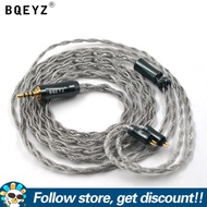 BQEYZ 2Pin สายหูฟังฤดูใบไม้ร่วงเชื่อมต่อ0.78มมหูฟัง Hifi 2.5ลวดอัพเกรดสาย/3.5/4.4มมสายเคเบิลสำรอง4-C