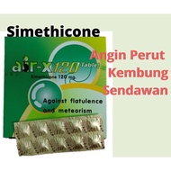 Air-X 120 Simethicone 120mg 10's (Exp: May 2026) Angin Perut Kembung Flatulence