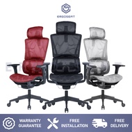 Ergoseat Free Instalation QWPLUS Office Chair Ergonomic Computer Gaming Chair / Lumbar Support Chair 3 Years Warranty