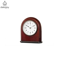 DOGENI นาฬิกาปลุก รุ่น TEW004DB สีน้ำตาลเข้ม ขนาด : กว้าง 13.2 x สูง 14.5 x หนา 4.5ซม. นาฬิกาตั้งโต๊