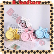 BOBASTORE Bicycle Table Clock Alarm Clock/ Alarm Clock/ Analog Clock/ Cute Clock/ Unique Clock/ Bicy