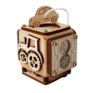 fidget cube - wooden baby Busy cube, montessori toy for toddlers