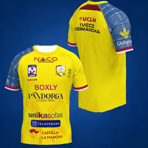BM Caserío Ciudad Real 2025-26 New Arrival Spain Handball Jersey 3D Printed Casual T-Shirt Home Away