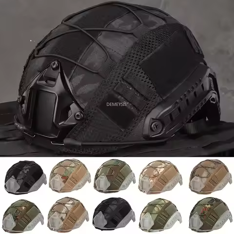 Tactical Fast Helmet Cover Scratch Resistant Shooting Hunting Sports Helmet Camouflage Cover for Fas