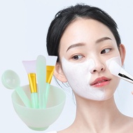 Facial Mask Mixing Bowl Set Mud Mask Tool Facial Mask Set Silicone Shovel Q8i2