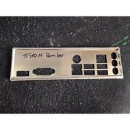 Block the MSI H510M BOMBER mainboard using the back cover of the case