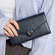 PLAYBOY - 翻蓋長夾 Striking系列 - 深藍色