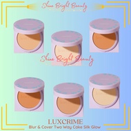 NEW Silk Glow Luxcrime Blur & Cover ORIGINAL BPOMtwo way cake TWC Full Coverage