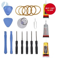B7000 E8000 T7000 Strong Adhesive Glue Set 3ml-110ml with 11pcs DIY Tools for Mobile Stickers