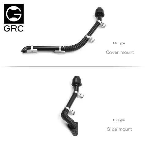 GRC 1/10 Classic Snorkel Air Intake Pipe for Crawler Traxxas TRX-4 Defender RC4WD D110 D90 RD110 FCX