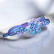 Chinese Knot Woven Bracelet For Women Colorful Cord Woven Lucky Peace Knot Adjustable Braided Lucky 