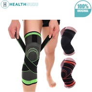 HealthGuru 3D Weaving Pressurisation Knee Brace Hiking Cycling Knee Support Protector Knee Wrap Knee