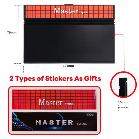 1400 in 1 Master System for Everdrive Game Cartridge for USA EUR SEGA With 8GB TF Card Master System