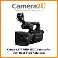 Canon XA75 UHD 4K30 Camcorder with Dual-Pixel Autofocus + Extra Ori BP820 Battery