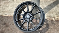 New Car Sport Rim Flow Forming 8KG WEDSSPORT TC105X 18x8.5J 5x113 ET35 Gloss Black - READY STOCK